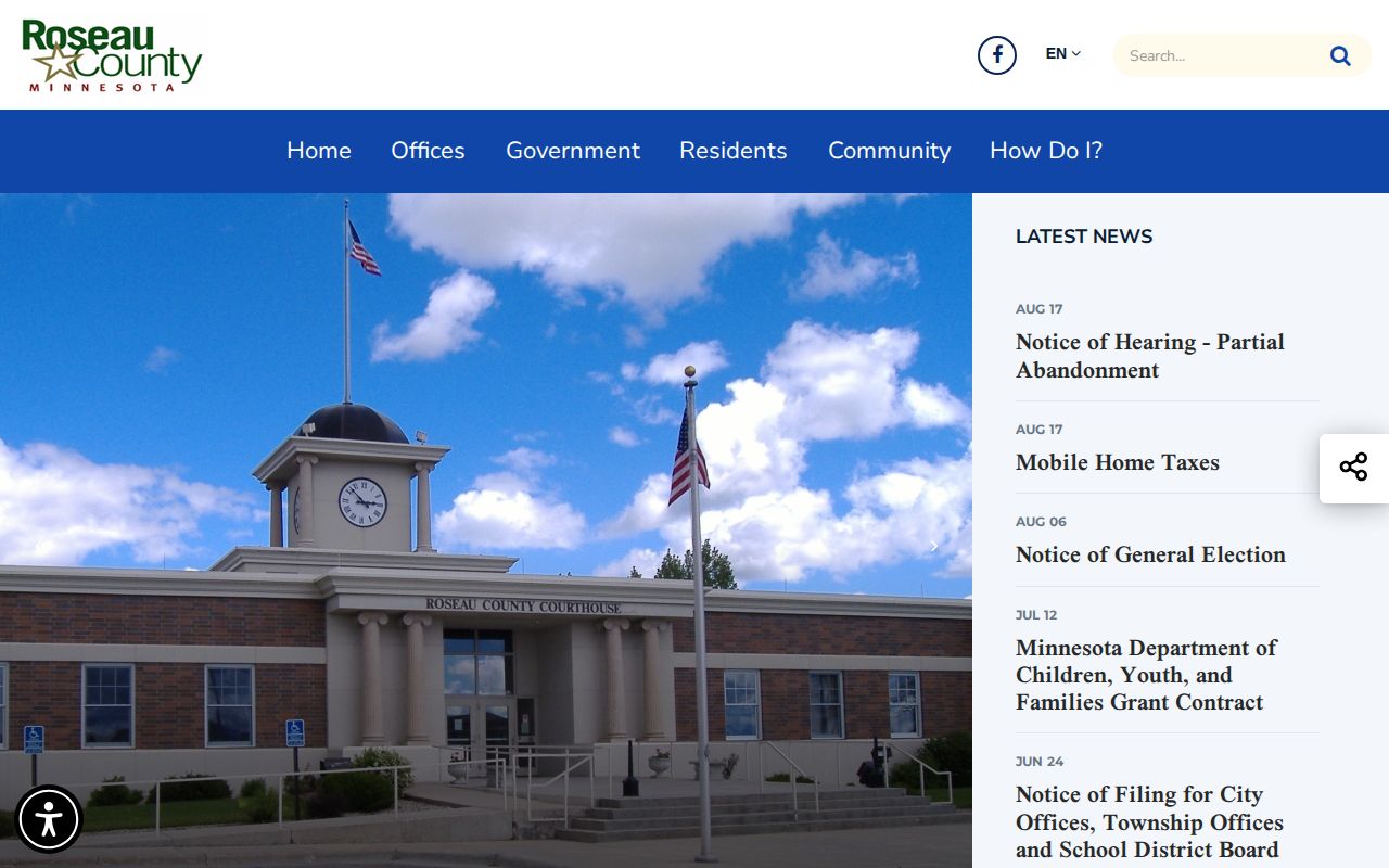 Roseau County legacy active-warrants redirect and absence capture